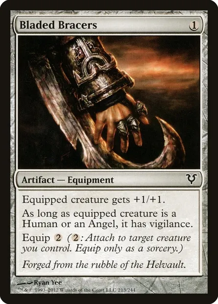 Bladed Bracers, Magic card AVR 213 — Avacyn Restored set