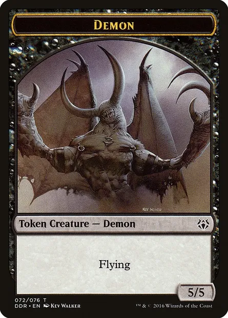 Demon, Magic card DDR 72 — Duel Decks: Nissa vs. Ob Nixilis set