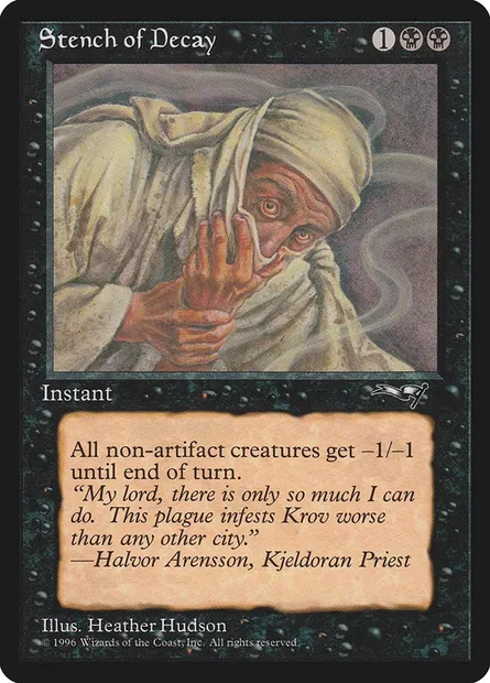 Stench of Decay, Magic card ALL 61b — Alliances set