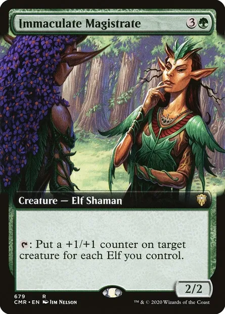 Immaculate Magistrate, Magic card CMR 679 — Commander Legends set