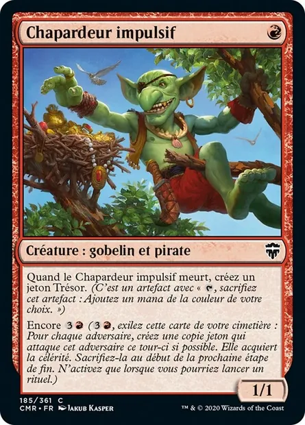 Chapardeur impulsif, carte Magic CMR 185 — extension Commander Legends