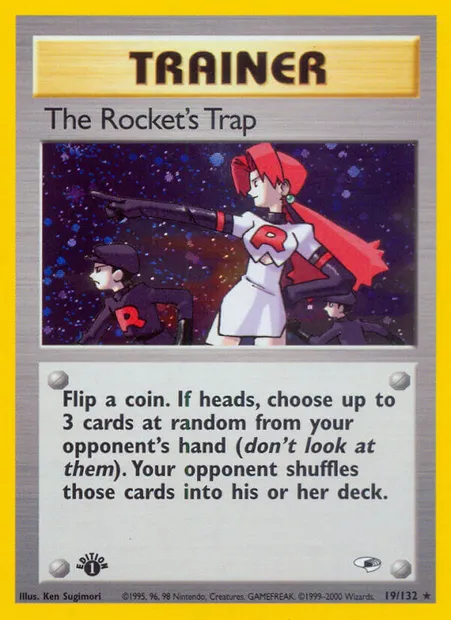 The Rocket's Trap, Pokémon card GH 19 — Gym Heroes set