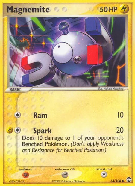 Magnemite, Pokémon card PK 54 — Power Keepers set