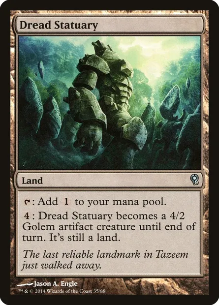 Dread Statuary, Magic card DDM 35 — Duel Decks: Jace vs. Vraska set