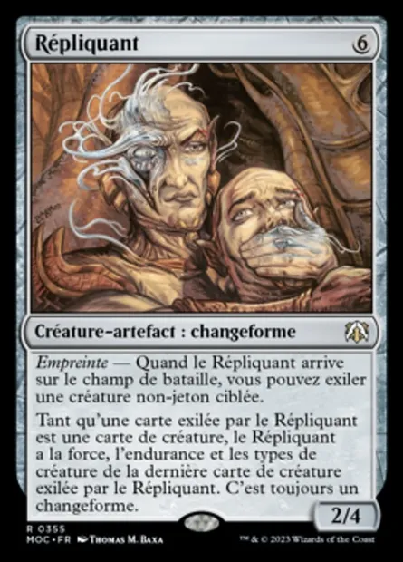 Répliquant, carte Magic MOC 355 — extension March of the Machine Commander