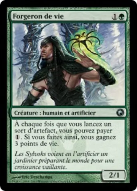 Forgeron de vie, carte Magic SOM 124 — extension Cicatrices de Mirrodin