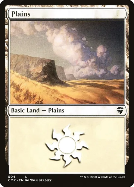 Plains, Magic card CMR 504 — Commander Legends set