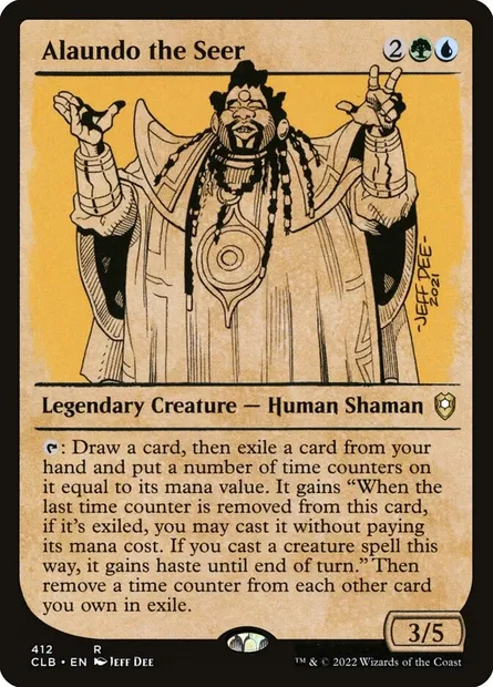 Alaundo the Seer, Magic card CLB 412 — Commander Legends: Battle for Baldur's Gate set