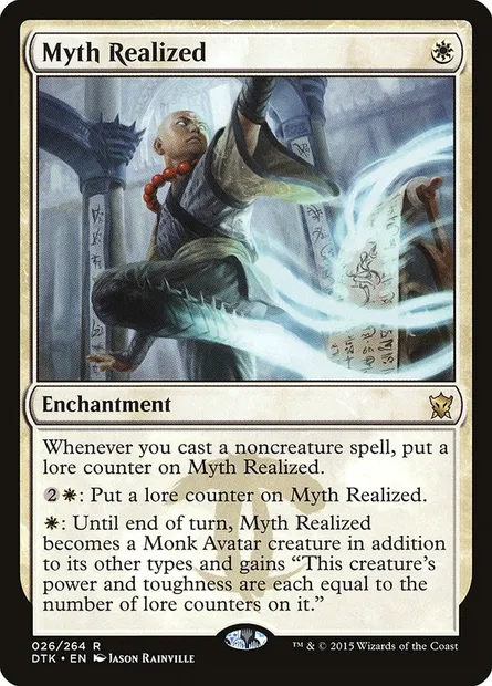 Myth Realized, Magic card DTK 26 — Dragons of Tarkir set