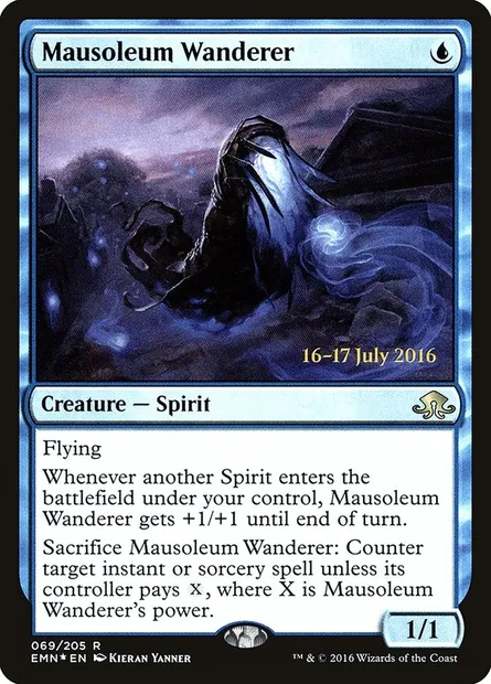 Mausoleum Wanderer, Magic card PEMN 69s — Eldritch Moon Promos set