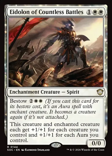 Eidolon of Countless Battles, Magic card SOC 144 — Secrets of Strixhaven Commander set