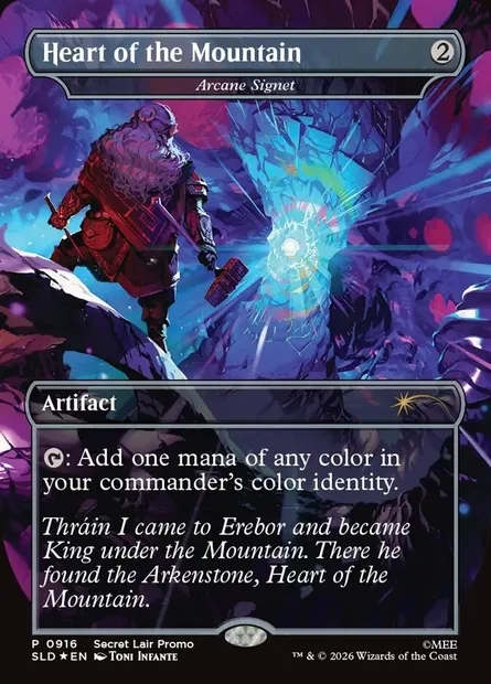 Arcane Signet, Magic card SLD 916 — Secret Lair Drop set