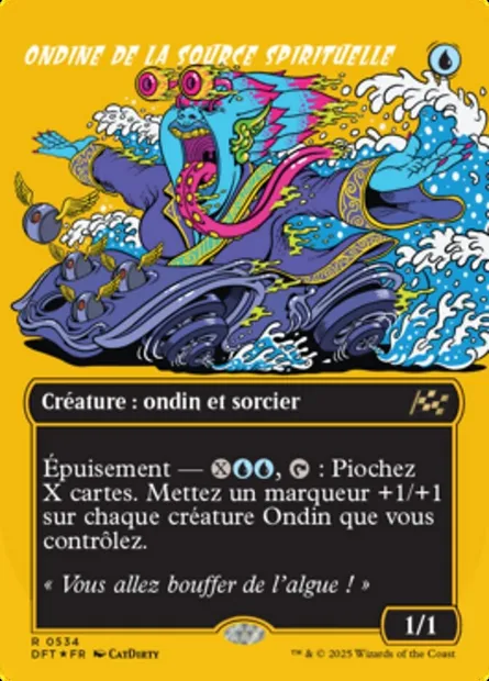 Ondine de la source spirituelle, carte Magic DFT 534 — extension Aetherdrift