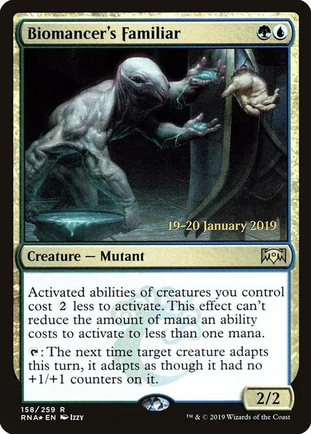 Biomancer's Familiar, Magic card PRNA 158s — Ravnica Allegiance Promos set