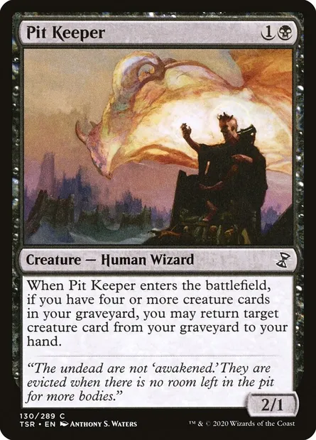 Pit Keeper, Magic card TSR 130 — Time Spiral Remastered set