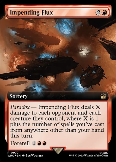 Impending Flux, Magic card WHO 977 — Doctor Who set