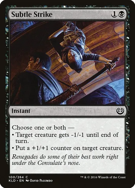 Subtle Strike, Magic card KLD 100 — Kaladesh set