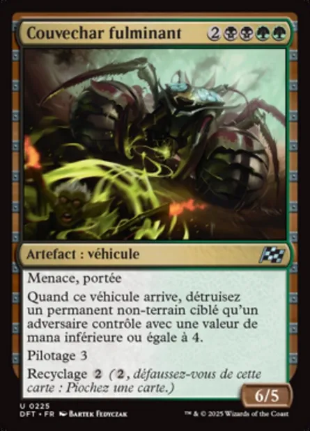 Couvechar fulminant, carte Magic DFT 225 — extension Aetherdrift