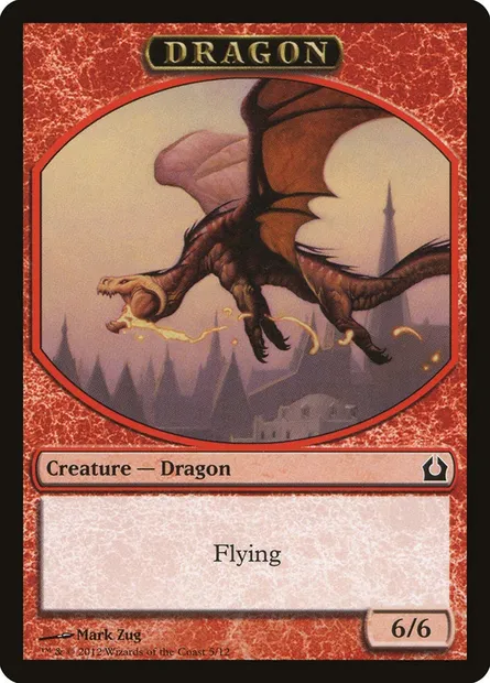 Dragon, Magic card TRTR 5 — Return to Ravnica Tokens set