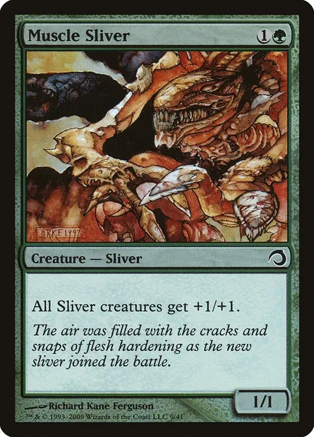 Muscle Sliver, Magic card H09 9 — Premium Deck Series: Slivers set