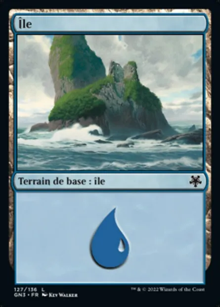 Île, carte Magic GN3 127 — extension Game Night: Free-for-All
