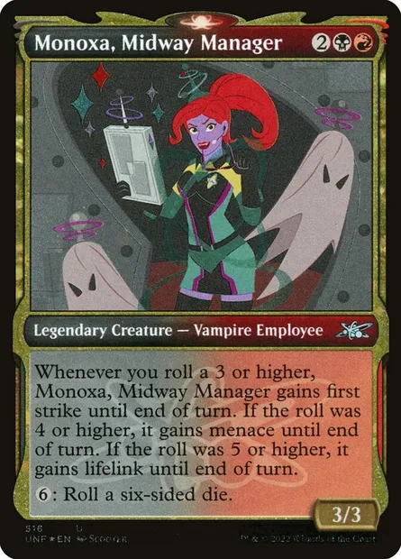 Monoxa, Midway Manager, Magic card UNF 516 — Unfinity set