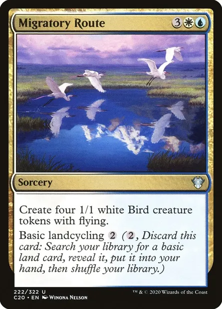 Migratory Route, Magic card C20 222 — Commander 2020 set
