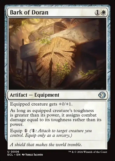 Bark of Doran, Magic card ECL 6 — Lorwyn Eclipsed set