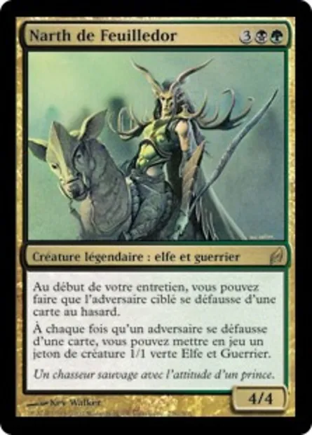 Narth de Feuilledor, carte Magic LRW 250 — extension Lorwyn