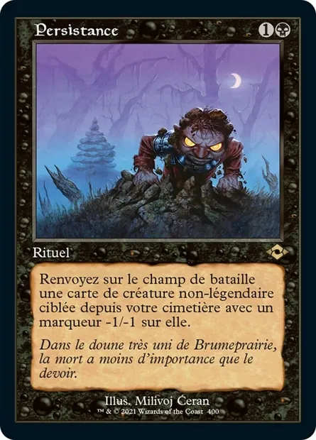 Persistance, carte Magic MH2 400 — extension Horizons du Modern 2