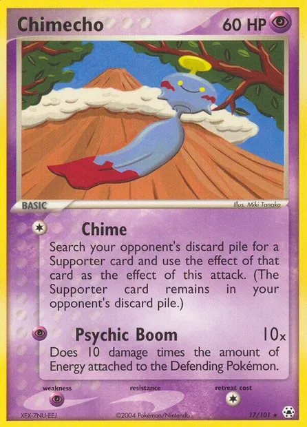 Chimecho, Pokémon card HL 17 — Hidden Legends set