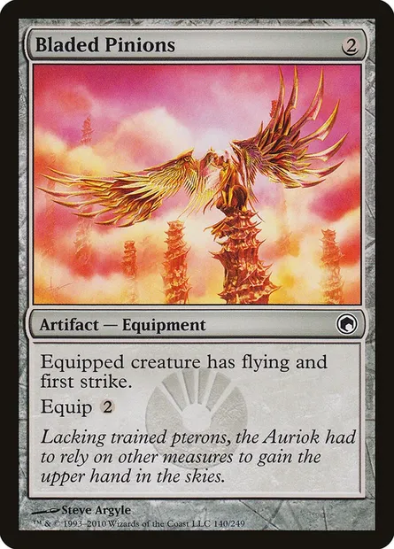 Bladed Pinions, Magic card SOM 140 — Scars of Mirrodin set