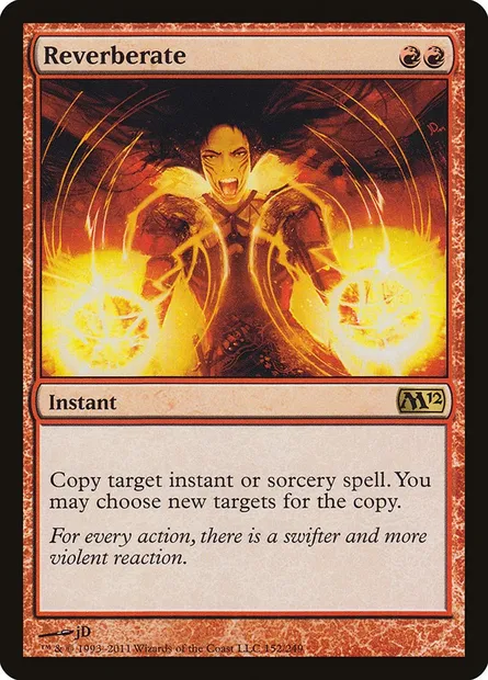 Reverberate, Magic card M12 152 — Magic 2012 set