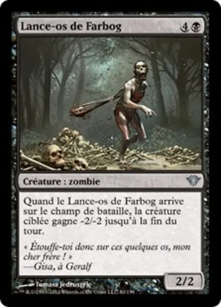 Lance-os de Farbog, carte Magic DKA 61 — extension Obscure Ascension