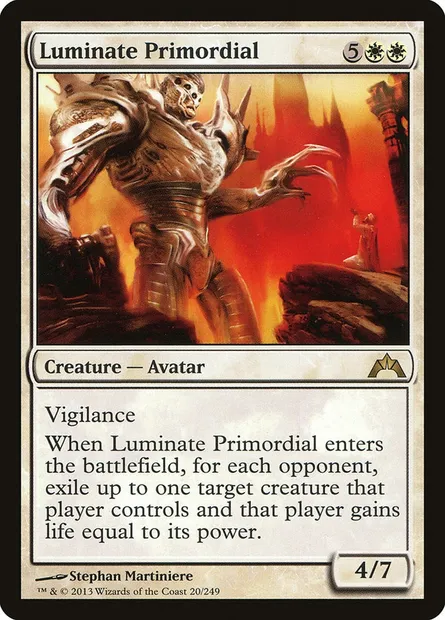 Luminate Primordial, Magic card GTC 20 — Gatecrash set