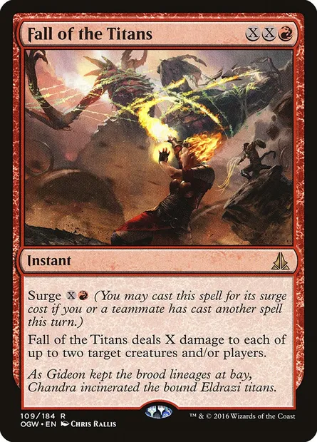 Fall of the Titans, Magic card OGW 109 — Oath of the Gatewatch set