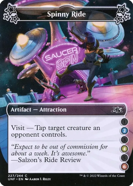 Spinny Ride, Magic card UNF 227b — Unfinity set