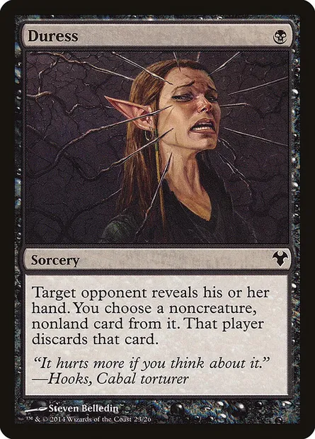 Contrainte, carte Magic MD1 23 — extension Modern Event Deck 2014
