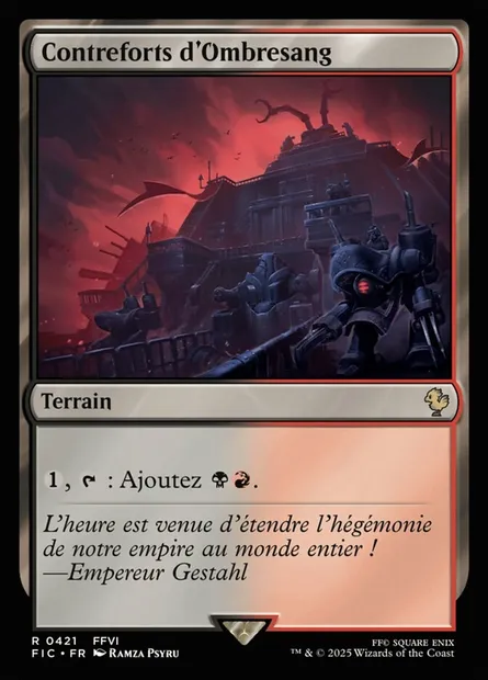 Contreforts d'Ombresang, carte Magic FIC 421 — extension Final Fantasy Commander