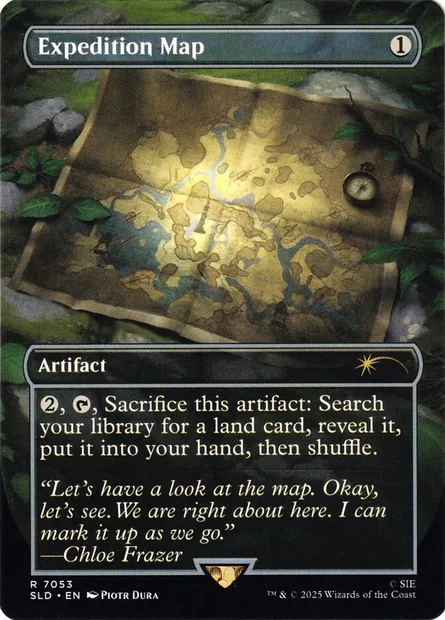 Expedition Map, Magic card SLD 7053 — Secret Lair Drop set