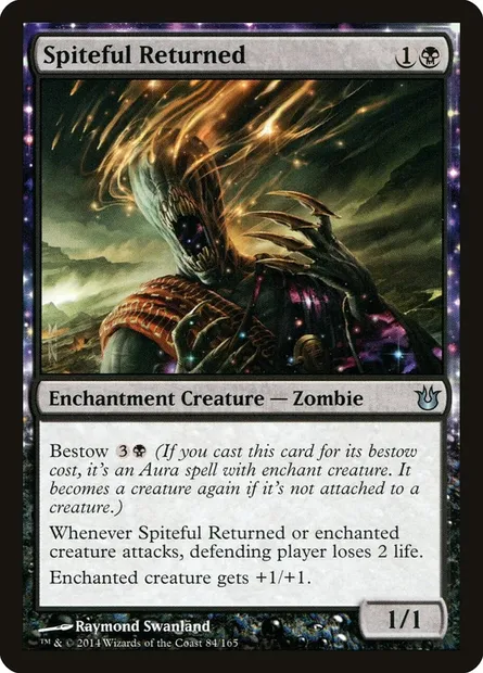 Spiteful Returned, Magic card BNG 84 — Born of the Gods set