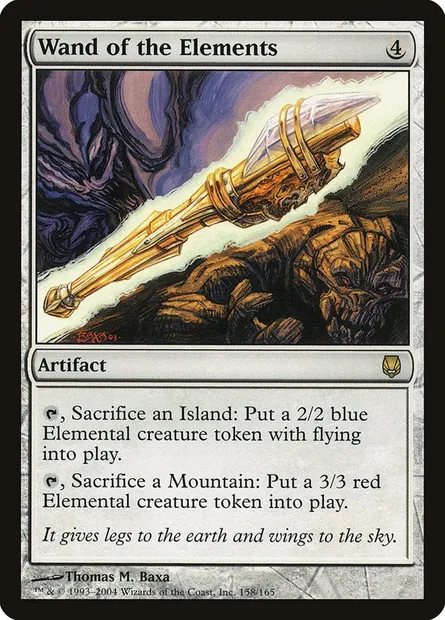 Bâtonnet des éléments, carte Magic DST 158 — extension Sombracier