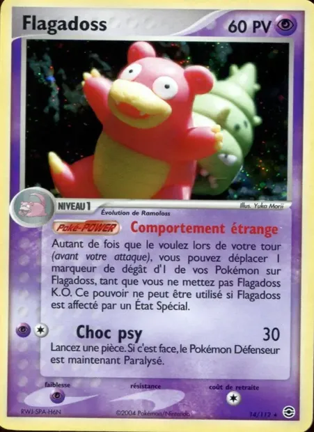 Flagadoss, carte Pokémon RG 14 — extension EX Rouge Feu & Vert Feuille