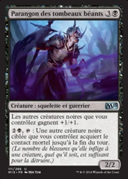 Parangon des tombeaux béants, carte Magic M15 111 — extension Magic 2015