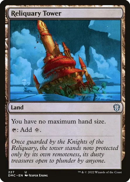 Reliquary Tower, Magic card DMC 227 — Dominaria United Commander set