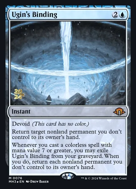 Ugin's Binding, Magic card PMH3 76s — Modern Horizons 3 Promos set
