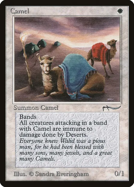 Camel, Magic card ARN 3 — Arabian Nights set