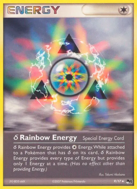 δ Rainbow Energy, Pokémon card P5 9 — POP Series 5 set