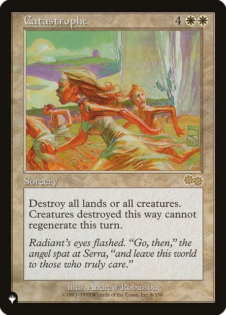 Catastrophe, Magic card PLST USG-6 — The List set