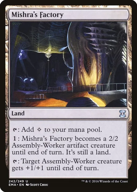 Mishra's Factory, Magic card EMA 242 — Eternal Masters set